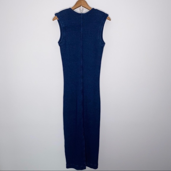 AG ADRIANO GOLDSCHMIED THE PI MEDIUM FITTED LONG STRETCHY MAXI DRESS - Picture 12 of 14